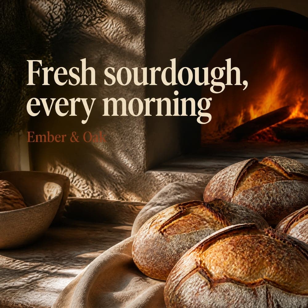 Social media post Hulby made for a bakery: 11