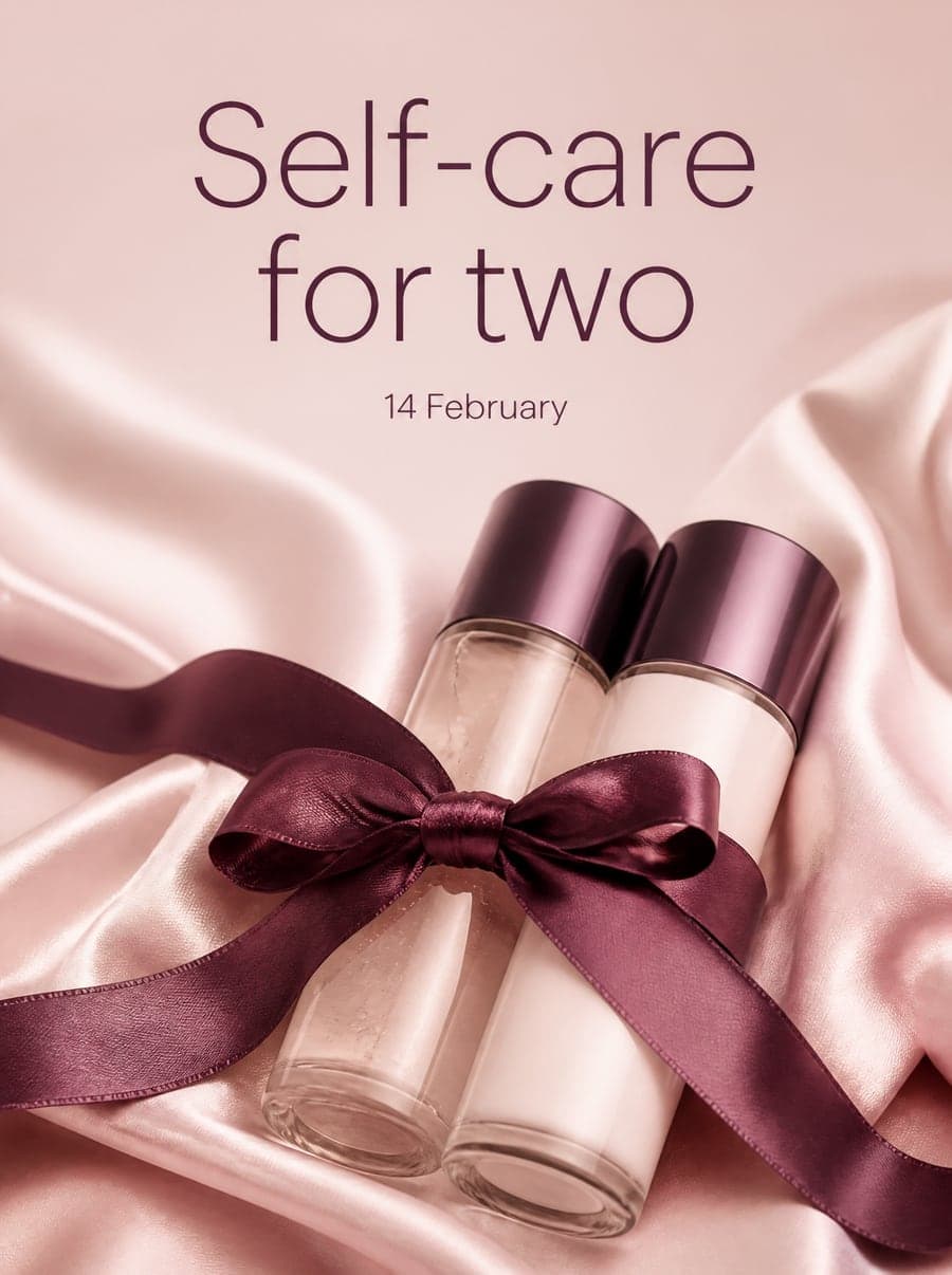 Social media post Hulby made for a wellness studio: valentine