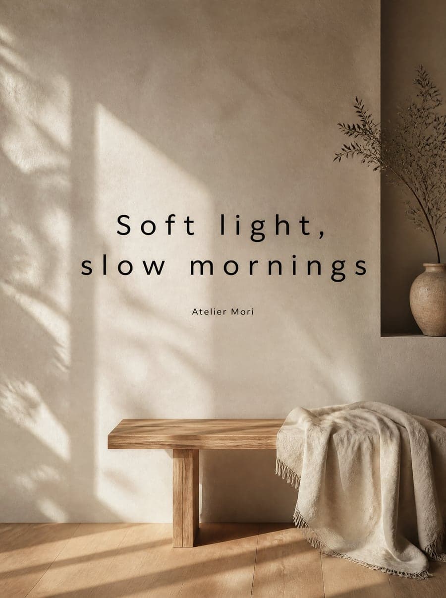Social media post made with Hulby: mori light