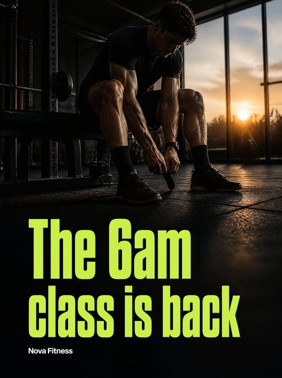Social media post made with Hulby: nova 6am